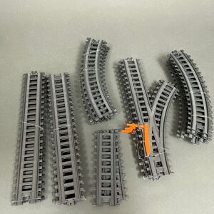 Jakks Pacific Railroad Train Tracks 2013 Gray Replacement Parts Pieces Lot of 29